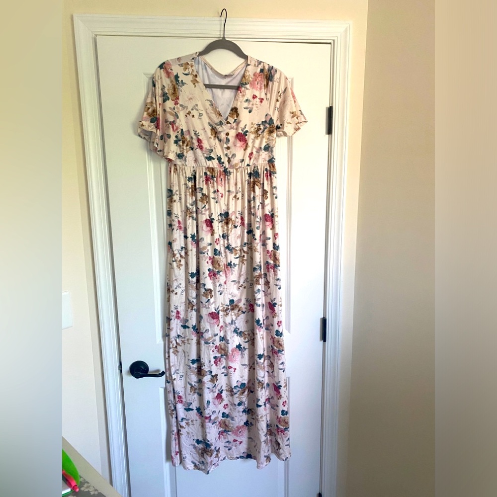 Flower Maxi Dress